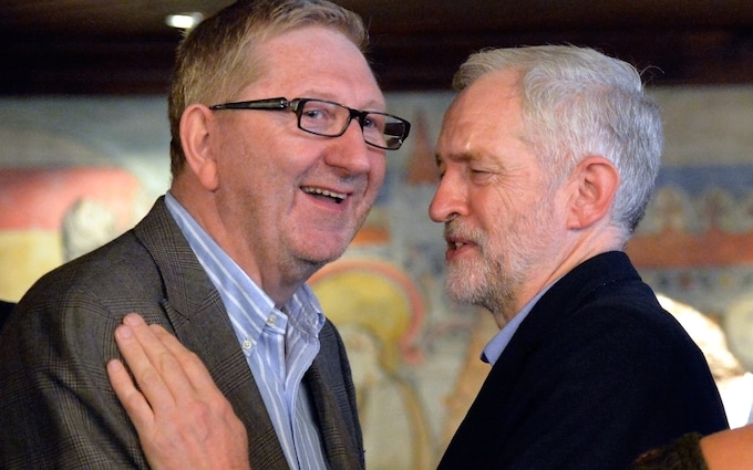 Len mccluskey and jeremy corbyn author photo